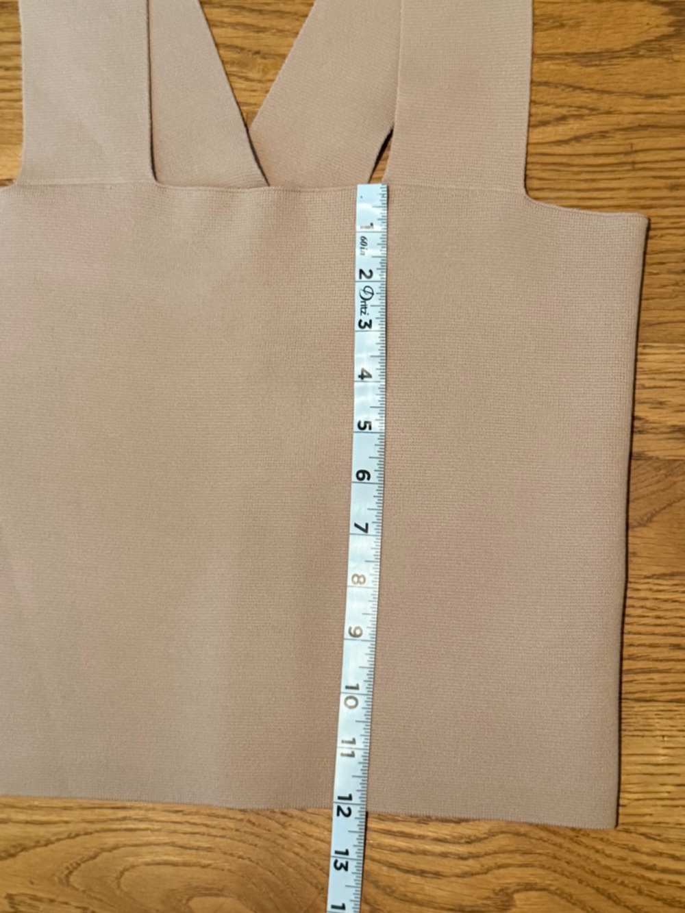 House of Harlow 1960 Compression Knit Tank NWT Toasted Almond Wide Strap Top - Picture 10 of 15